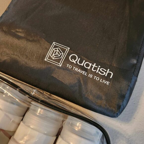 Travel Pack - Quatish Laundry Bag + 4 pack travel size containers in pouch NEW - Picture 4 of 7
